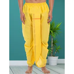 SHIWAM ETHNIX Men Ready To Wear Cotton Silk Dhoti-picture-24