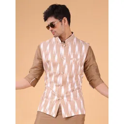 SHIWAM ETHNIX Printed Cotton Nehru Jackets-picture-24
