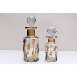 shobhana enterprises 100ml and 50ml Glass Bottle with stopper Cap for DIY Perfume, Attar, Essential Oils, Blends, Rose Water Pack of 02 pcs (02)-picture-15