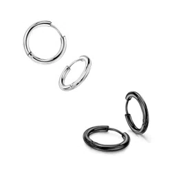 shobhram Set Of 2 Circular Shaped Hoop Earrings-picture-35