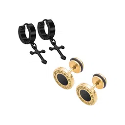 shobhram Set Of 2 Contemporary Hoop Earrings-picture-30