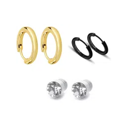 shobhram Set Of 3 Circular Hoop Earrings-picture-34