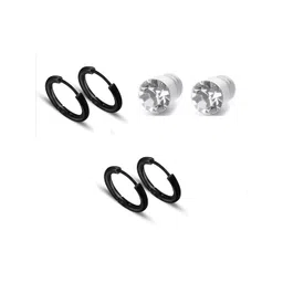 shobhram Set Of 3 Contemporary Hoop Earrings-picture-10