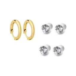 shobhram Set Of 3 Contemporary Hoop Earrings-picture-19