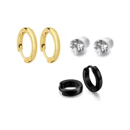 shobhram Set Of 3 Contemporary Studs-picture-26