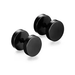 shobhram Silver-Plated Contemporary Studs-picture-23