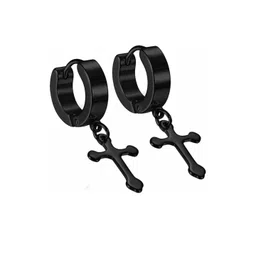 shobhram Unisex Black Earrings-picture-17