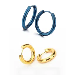 shobhram Unisex Blue Earrings-picture-36
