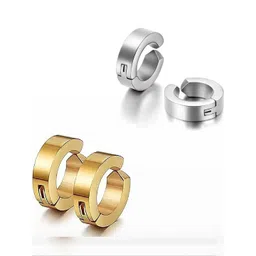 shobhram Unisex Gold Earrings-picture-34