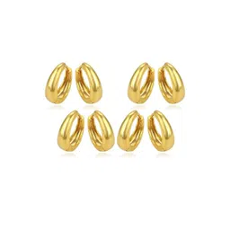 shobhram Unisex Gold Earrings-picture-19