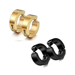 shobhram Unisex Gold Earrings image 1