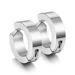 shobhram Unisex Silver Earrings-picture-16