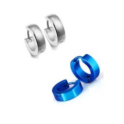 shobhram Unisex Silver Earrings-picture-30