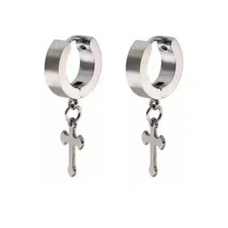 shobhram Unisex Silver Earrings-picture-20