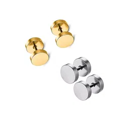 shobhram Unisex Silver Earrings-picture-25