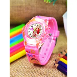 Shocknshop Girls Printed Dial & Straps Analogue Watch 336 Barbie LightPink-picture-10