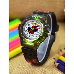 Shocknshop Girls Printed Dial & Straps Analogue Watch 336 Spider Black-picture-13