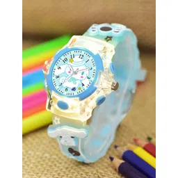 Shocknshop Girls Printed Dial & Straps Analogue Watch 337 Cinna Blue-picture-31