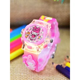 Shocknshop Girls Printed Dial & Straps Analogue Watch 337 Melody Pink-picture-23