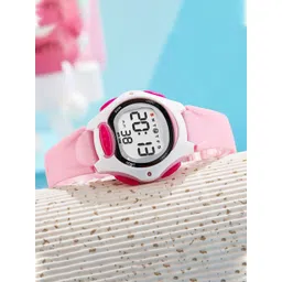 Shocknshop Kids Dial & Straps Digital Multi Function LED Backlight Watch 330 Pink-picture-34