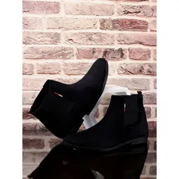 Shoe Island Chelsea-X Men High Ankle Slip-On Chelsea Boots-picture-17