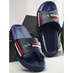 Shoe Island Men Solid Sliders image 1