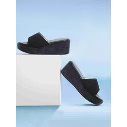 SHOE LAB Women Embellished Wedge Sandals Heels-picture-32