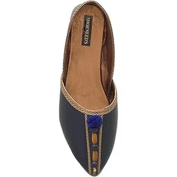 shoeneed's Women's Traditional Ethnic Jutti & Mojaris | Stylish Flats for Special Occasions & Festive Outfits - 9005-picture-49