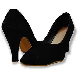 shoesphere Black Velvet Pumps-picture-15