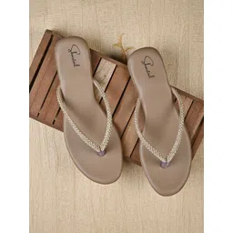 Shoestail Women Embellished Open Toe Flats Flats-picture-40