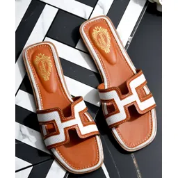 Shoetopia Colour Blocked Sandals - Tan-picture-13