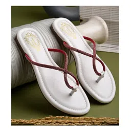 Shoetopia Colour Blocked Sandals - White-picture-19