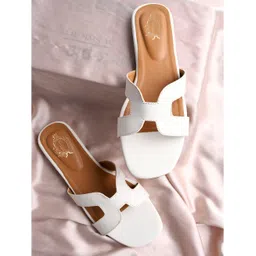 Shoetopia Colour Blocked Sandals - White-picture-37