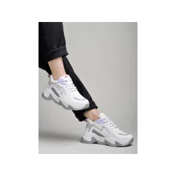 Shoetopia Daily Wear White Casual Sneakers for Women-picture-25