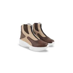 Shoetopia Girls Colourblocked Regular Boots-picture-31