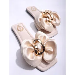 Shoetopia Girls Embellished Suede Open Toe Flats-picture-50