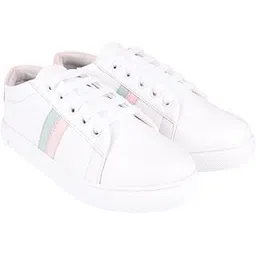 shoetopia Girls Sneaker Mario White - 6 UK-picture-13