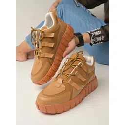 Shoetopia Girls Textured Lightweight Comfort Insole Basics Sneakers-picture-15