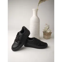 Shoetopia Kids Black Casual Sneakers-picture-45