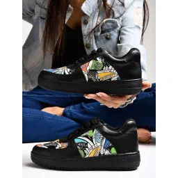 Shoetopia Kids Black Casual Sneakers-picture-47