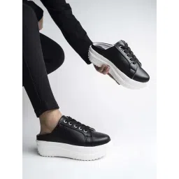 Shoetopia Kids Black Casual Sneakers-picture-33