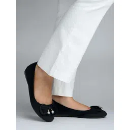 Shoetopia Kids Black Flat Ballets-picture-37