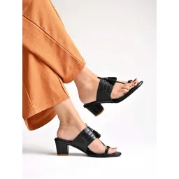 Shoetopia Kids Black Toe Ring Sandals-picture-22