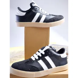 Shoetopia Kids-Boys Black Synthetic Casual Shoes-picture-22