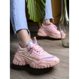 Shoetopia Kids Pink Casual Sneakers-picture-19