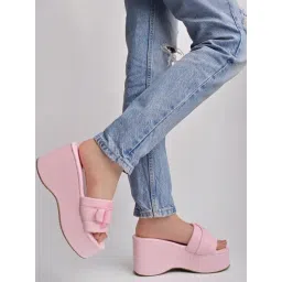 Shoetopia Kids Pink Casual Wedges-picture-15