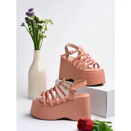Shoetopia Strappy Flatform Heel Gladiators-picture-12
