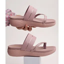 Shoetopia Textured Sandals - Mauve-picture-12