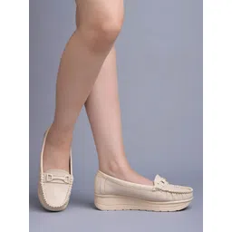 shoetopia Upper Bow Detailed Loafers For Women & Gilrs Loafers For Women-picture-14