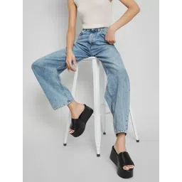 Shoetopia Women Black Solid-plain Heels image 2